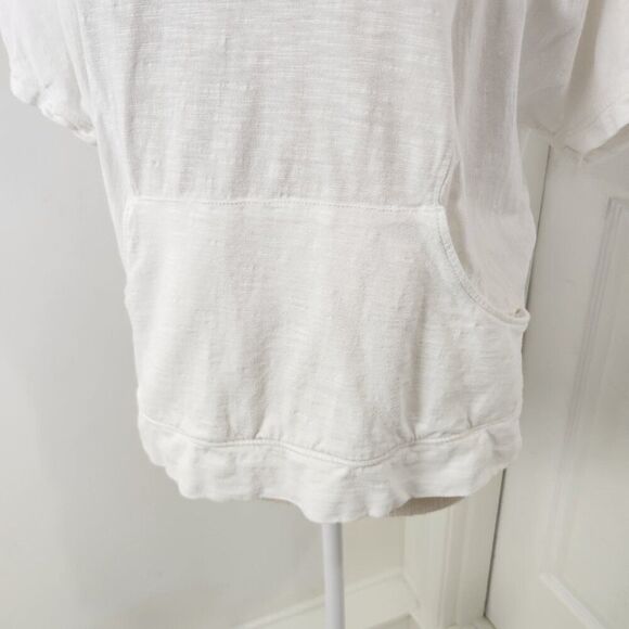 Chico Top Womens 0 White V Neck Dolman Pocket Tee Weekends Lounge T Shirt - Picture 3 of 14